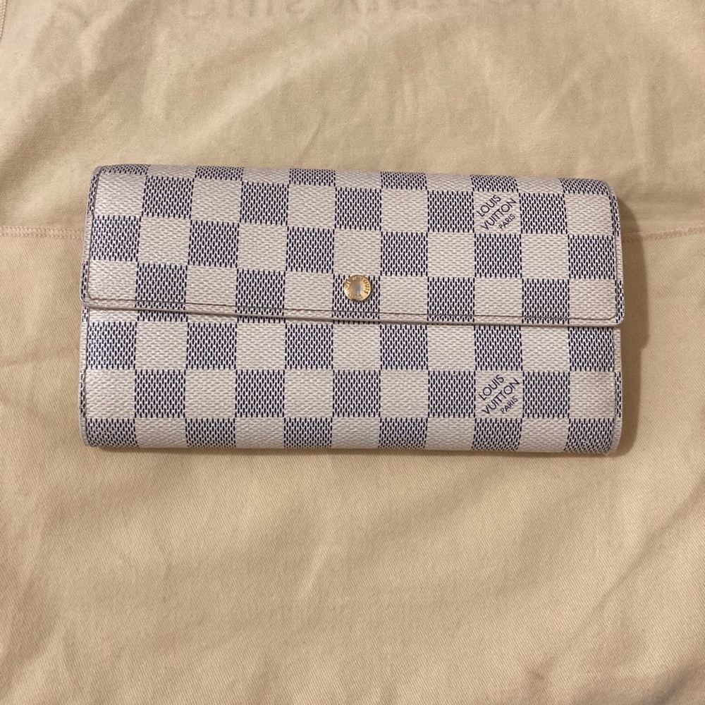 Louis Vuitton Sarah Wallet Damier Azur